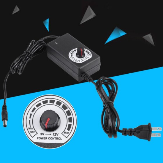 AC to DC Adapter 1-24V 2A Adjustable Power Supply – Motor Speed Controller TOOL